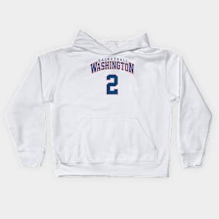 Washington Basketball - Player Number 2 Kids Hoodie